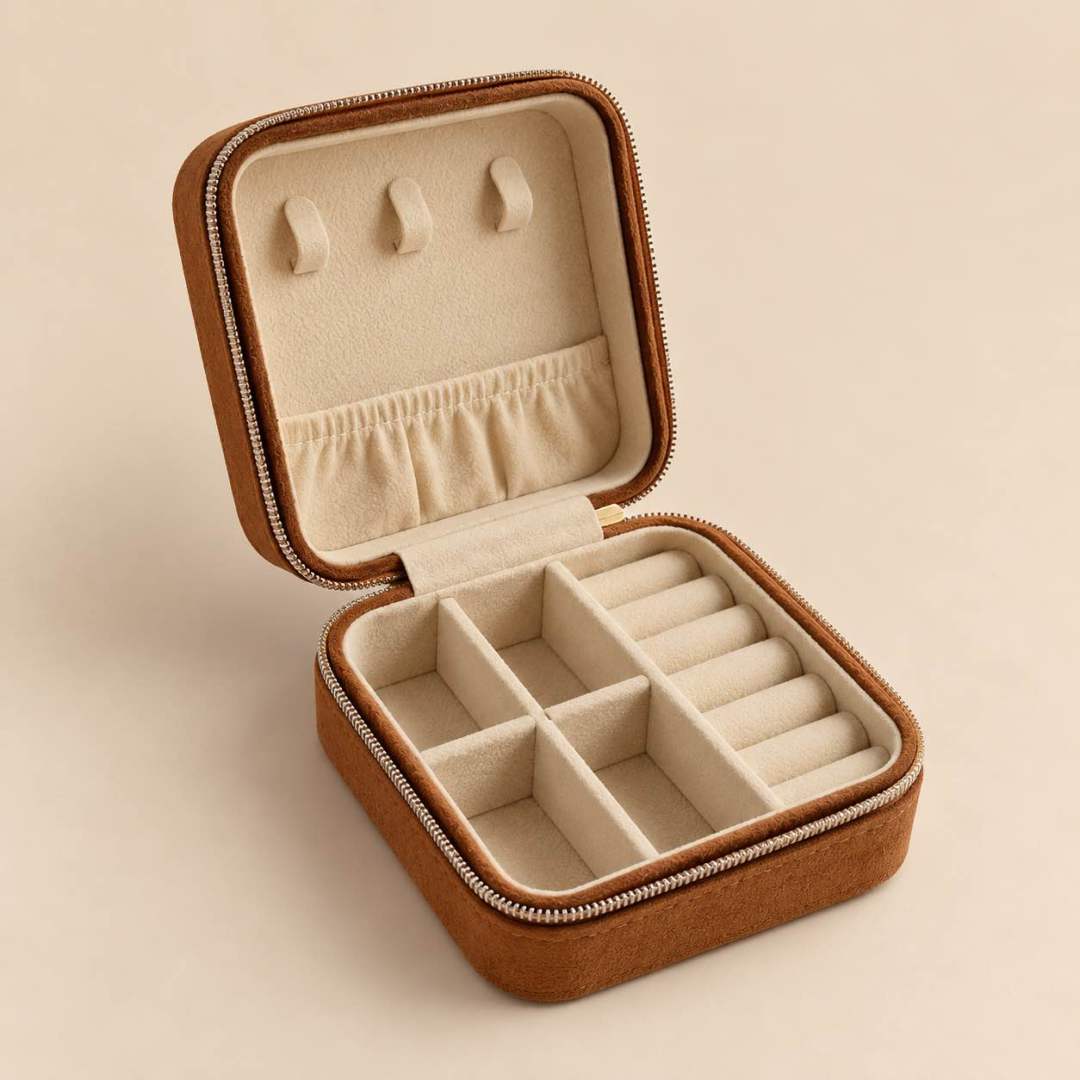 Schmuckbox aus Samt