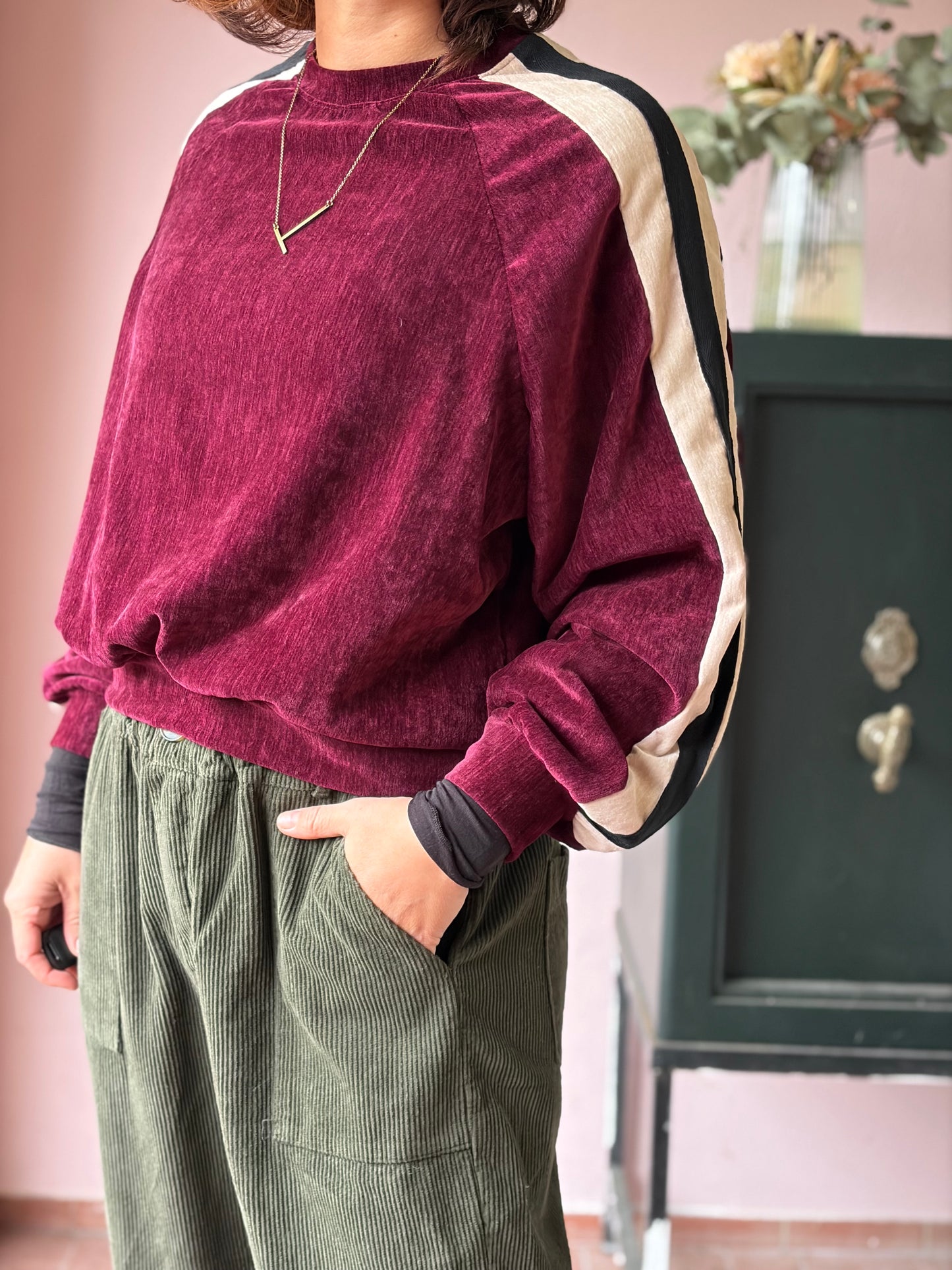 Retro Sweater Cropped