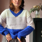 BINA StrickPulli Colourblock