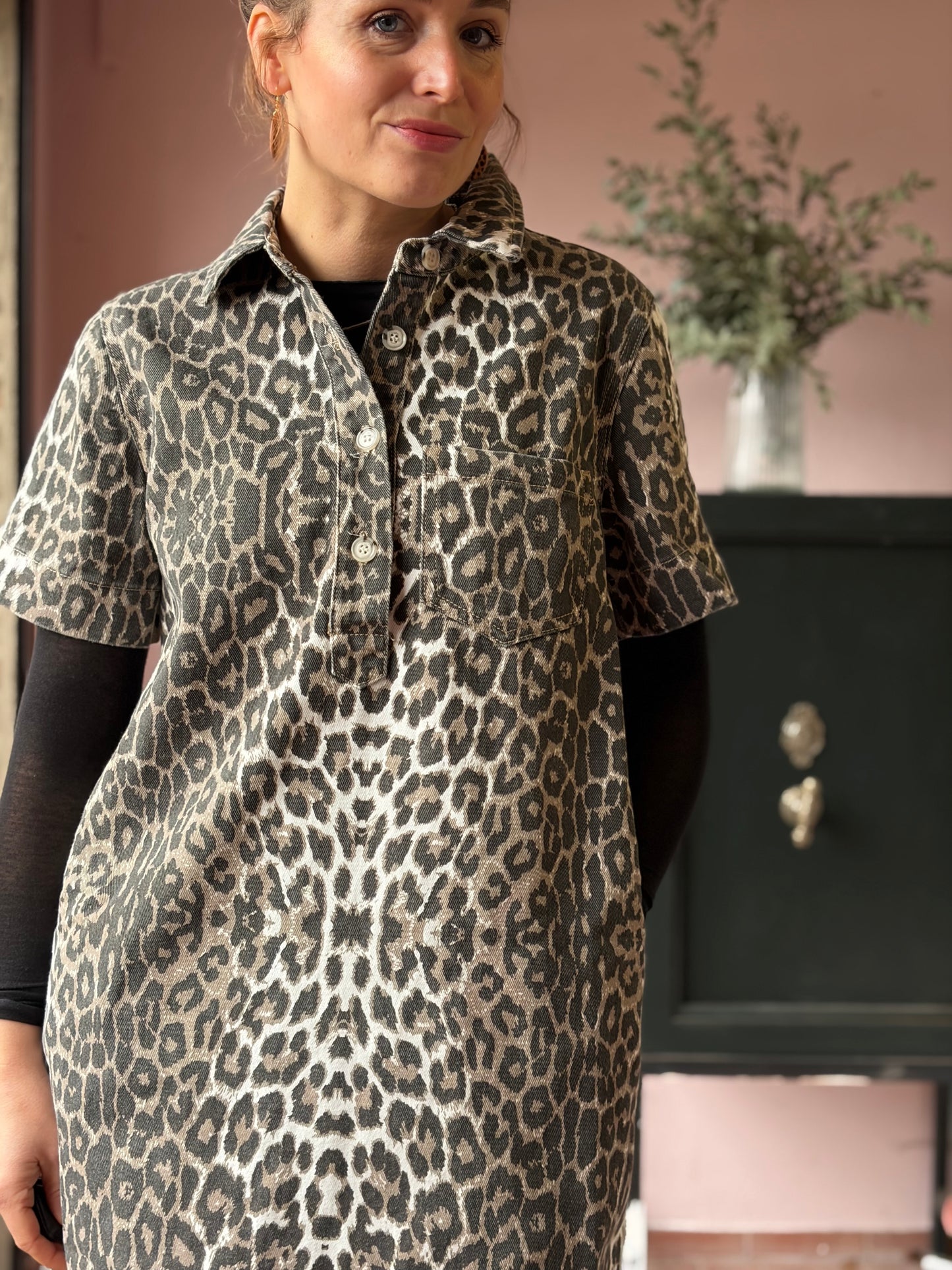 Jeanskleid “RILEY” im Leolook