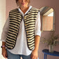 Teddy Weste Stripes - 2 Farben
