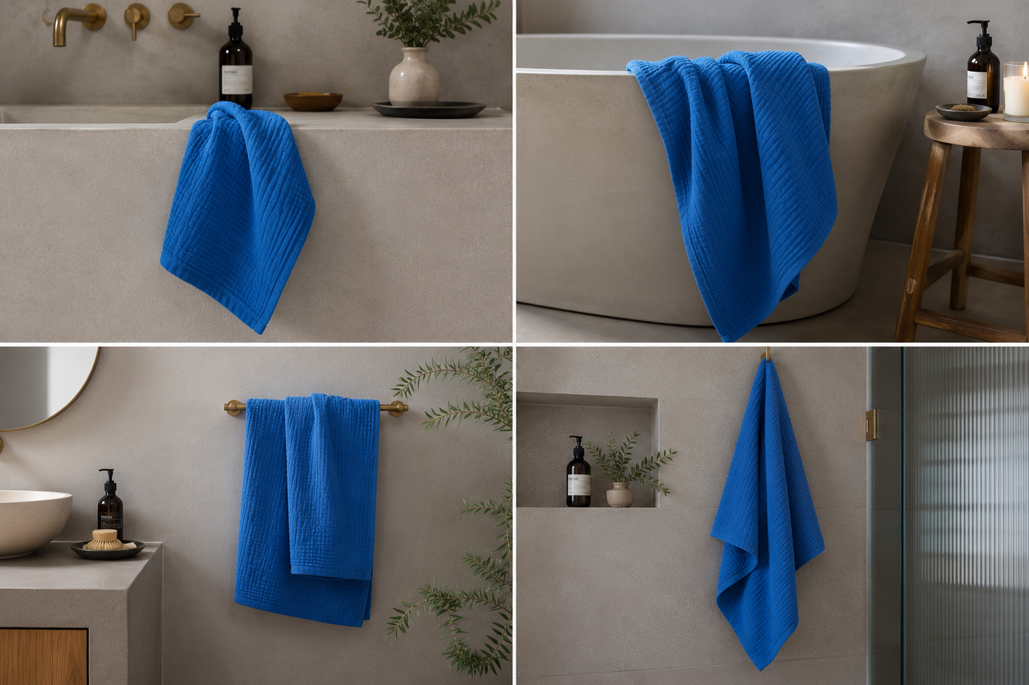 Handtuch - Set aus 100% Musselin
