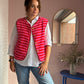 Teddy Weste Stripes - 2 Farben
