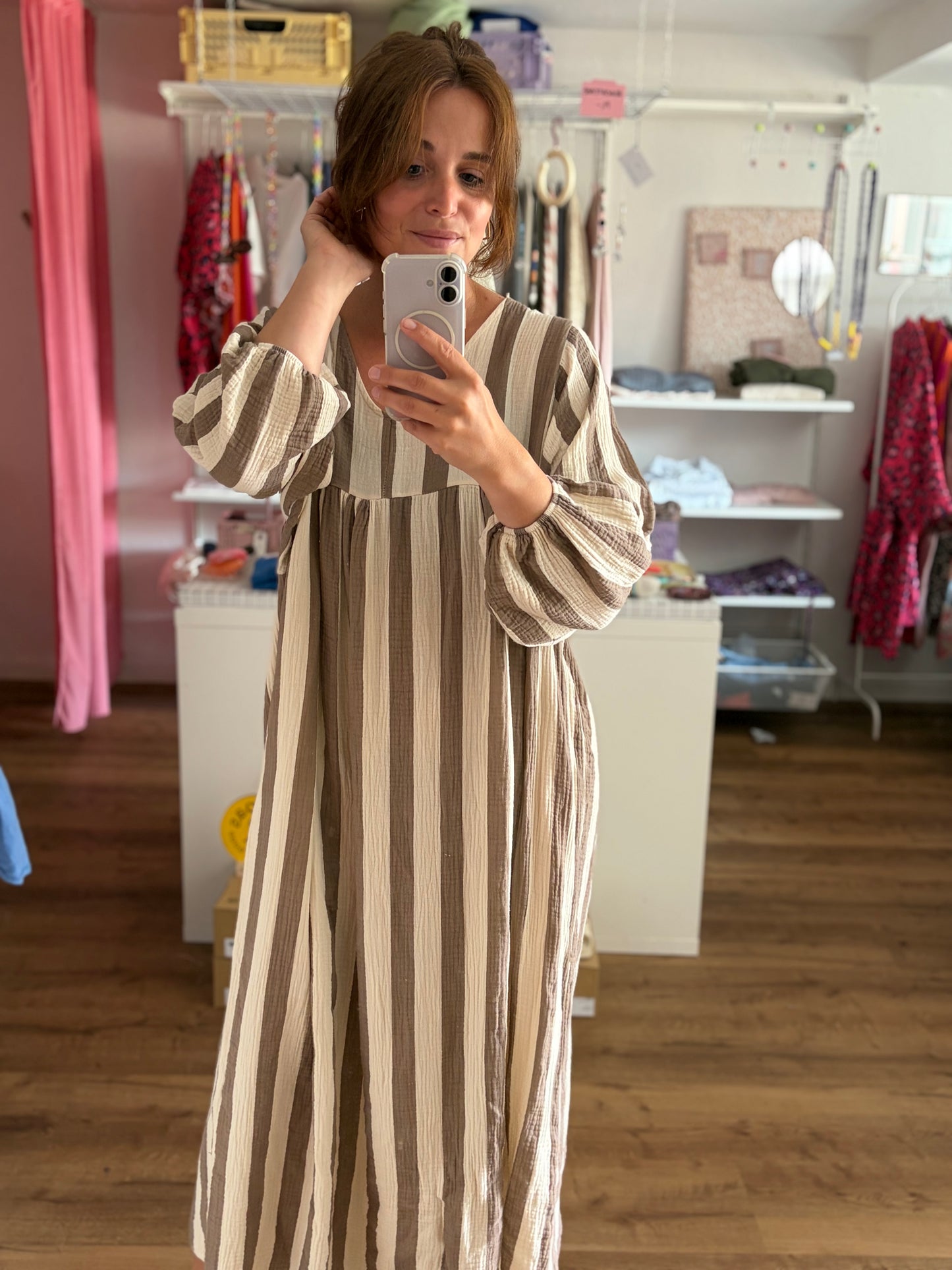 SUMMER Kleid Musselin