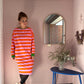 Kleid "BE YOURSELF" Stripes
