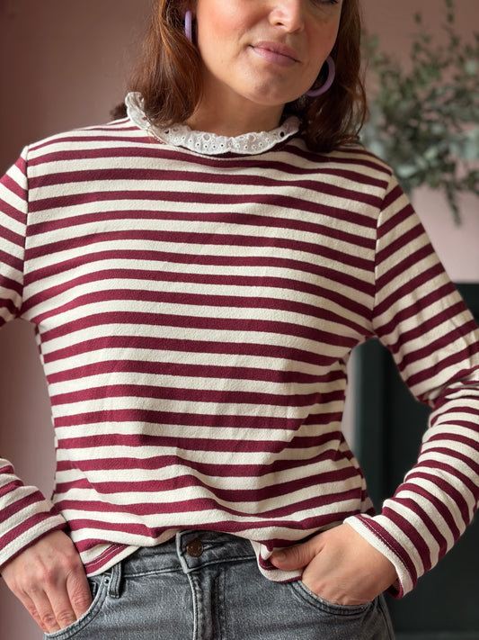 Basic Longsleeve mit Detail