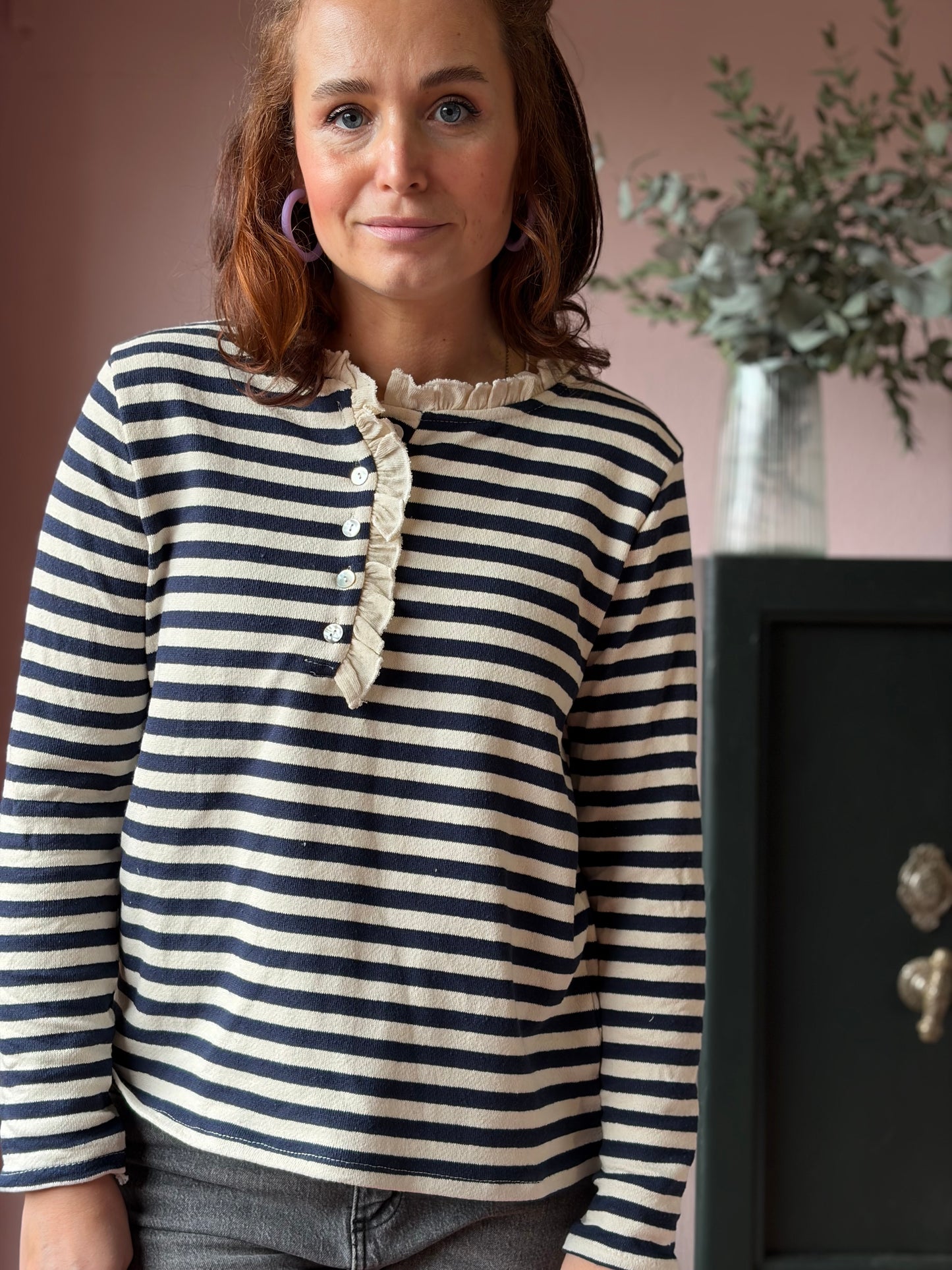 Basic Longsleeve mit Detail