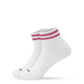 Berry Stripes - Sneaker Socke
