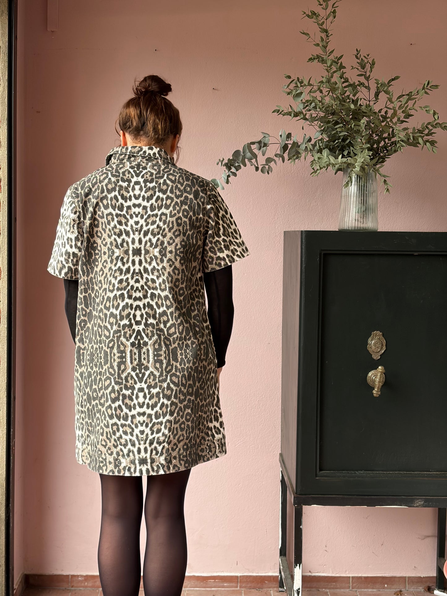 Jeanskleid “RILEY” im Leolook