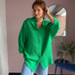 Oversized Musselinbluse