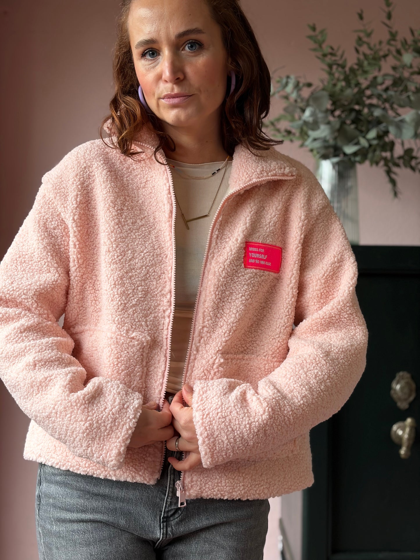 Teddy Jacke Rosé