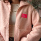 Teddy Jacke Rosé