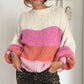Strickpulli Colourblock