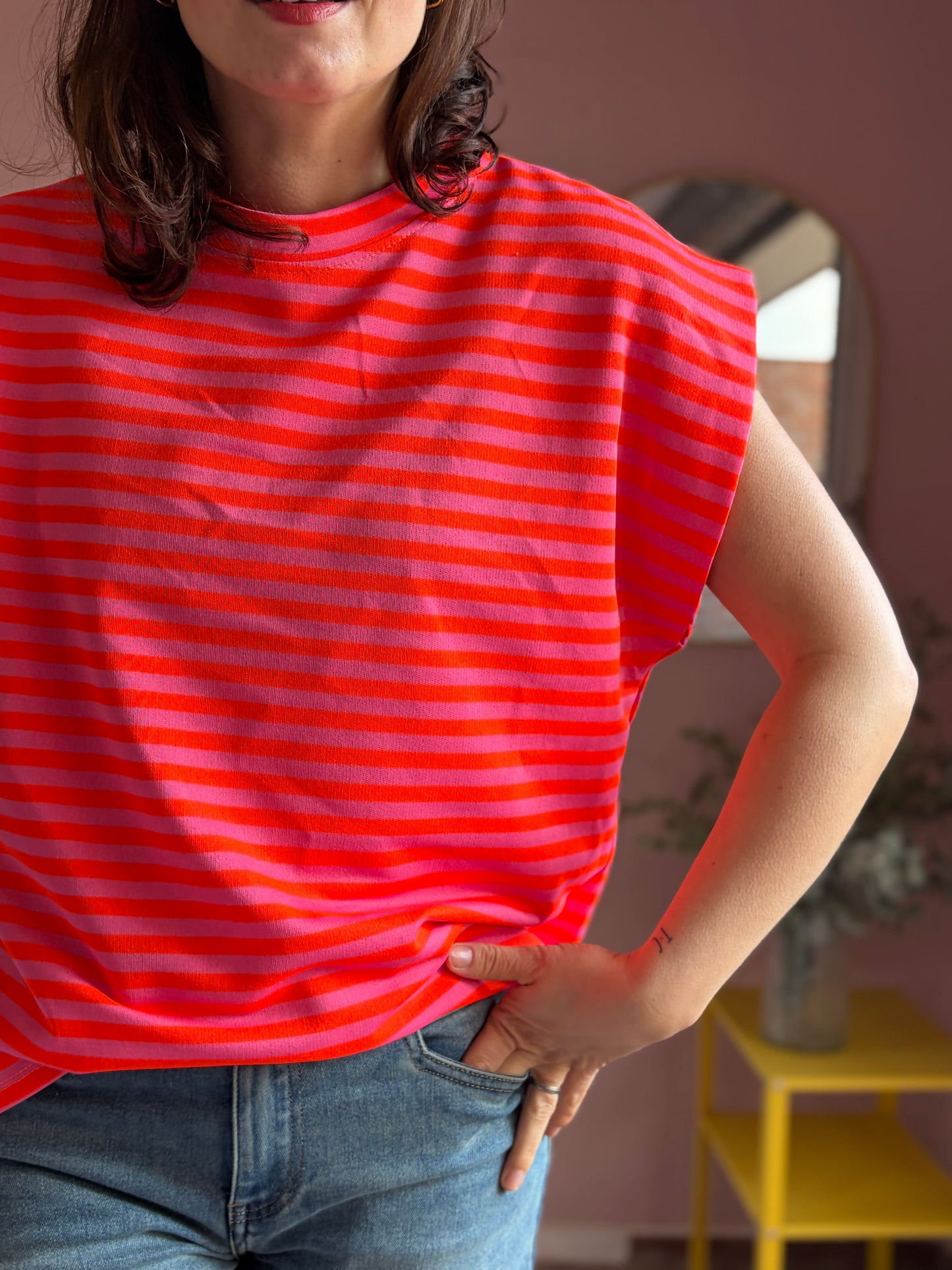 Oversized Shirt ‘Mod. STRIPES’ SHORT