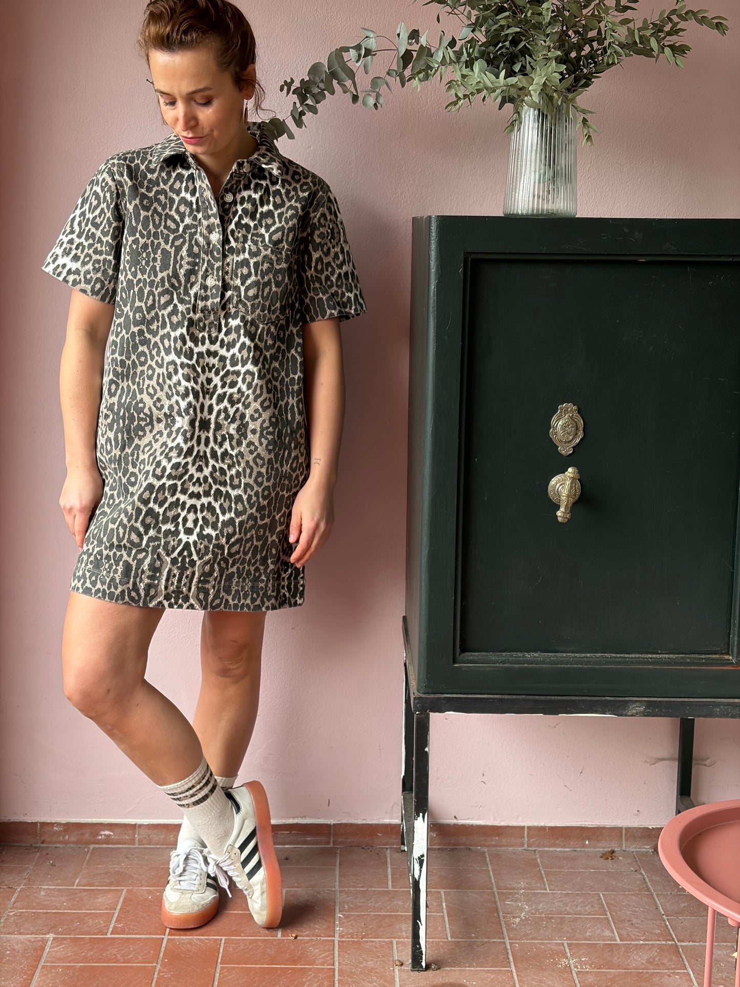 Jeanskleid “RILEY” im Leolook