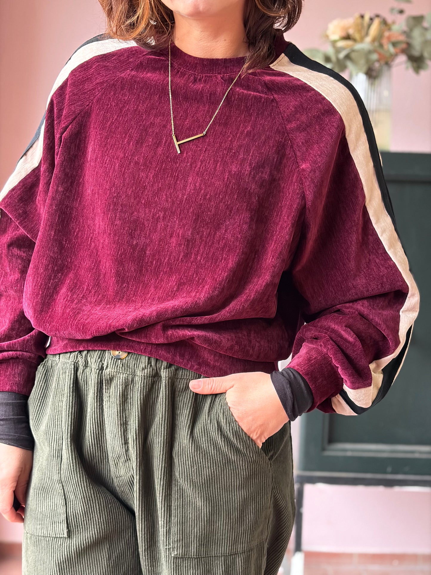 Retro Sweater Cropped