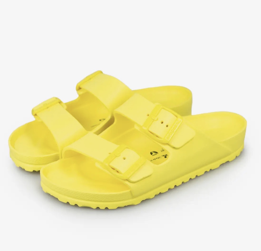 Vegane BIO Sandalen Coachella - Zitrone