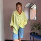Oversized Musselinbluse