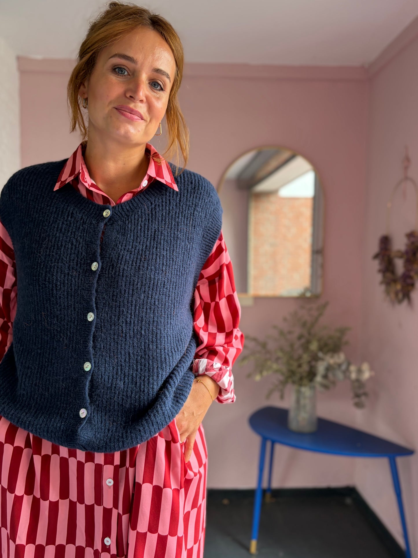 ‘ALLY’ Pullunder Cardigan Alpaka