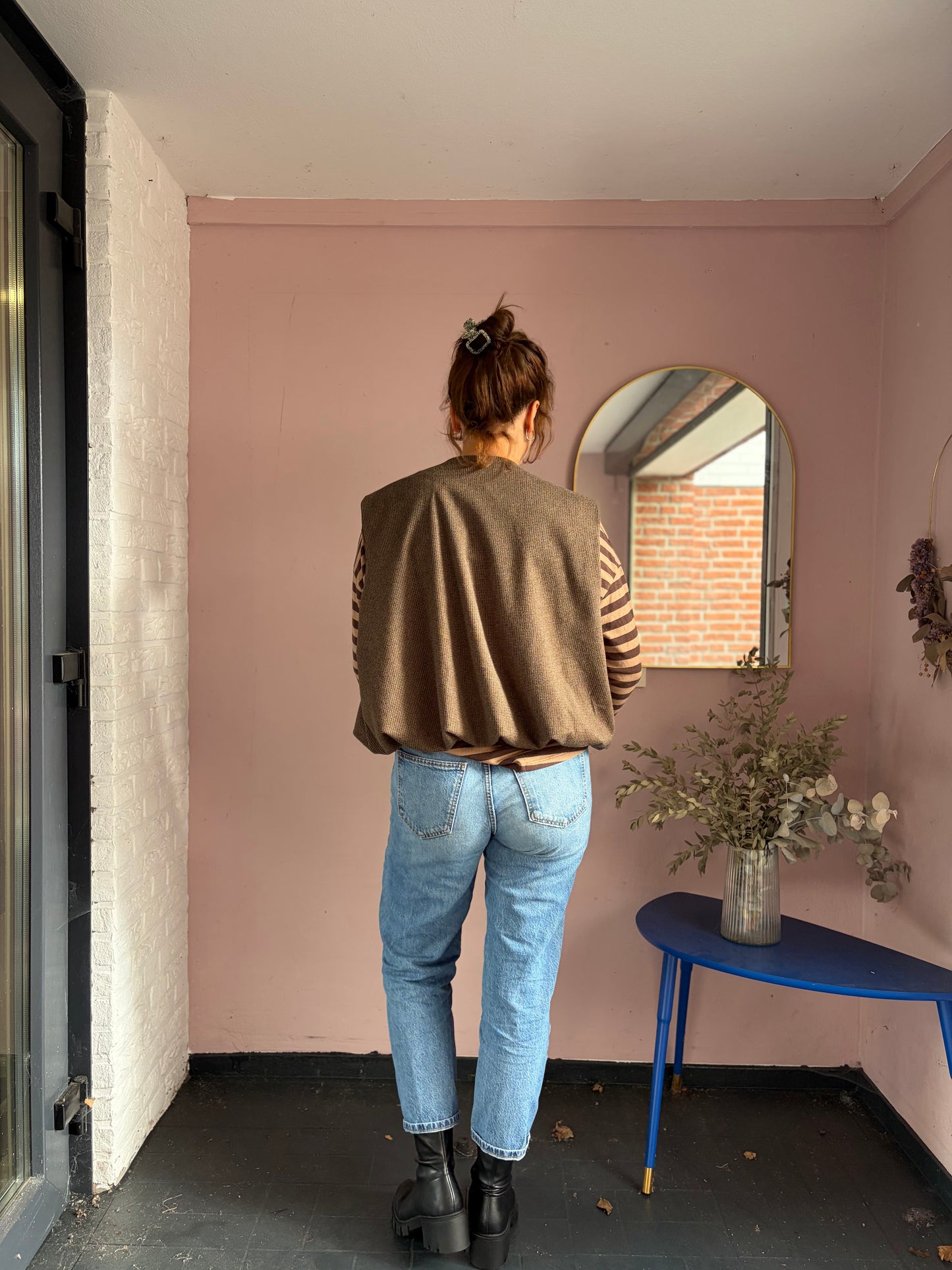 Stoff Weste - 2 Farben
