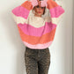 Strickpulli Colourblock