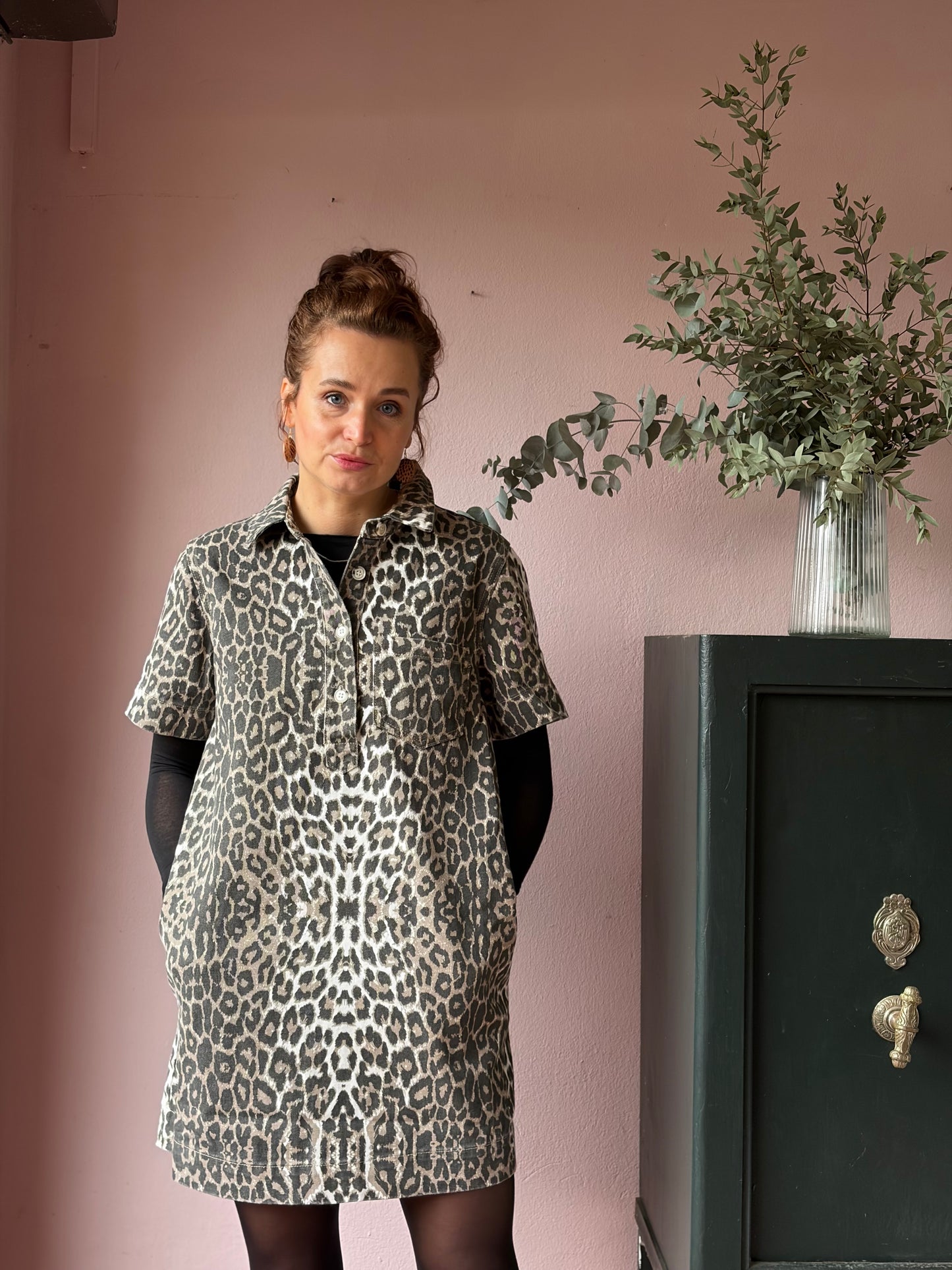 Jeanskleid “RILEY” im Leolook