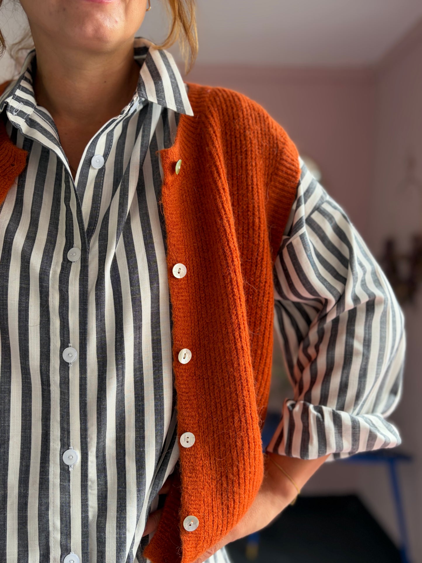 ‘ALLY’ Pullunder Cardigan Alpaka