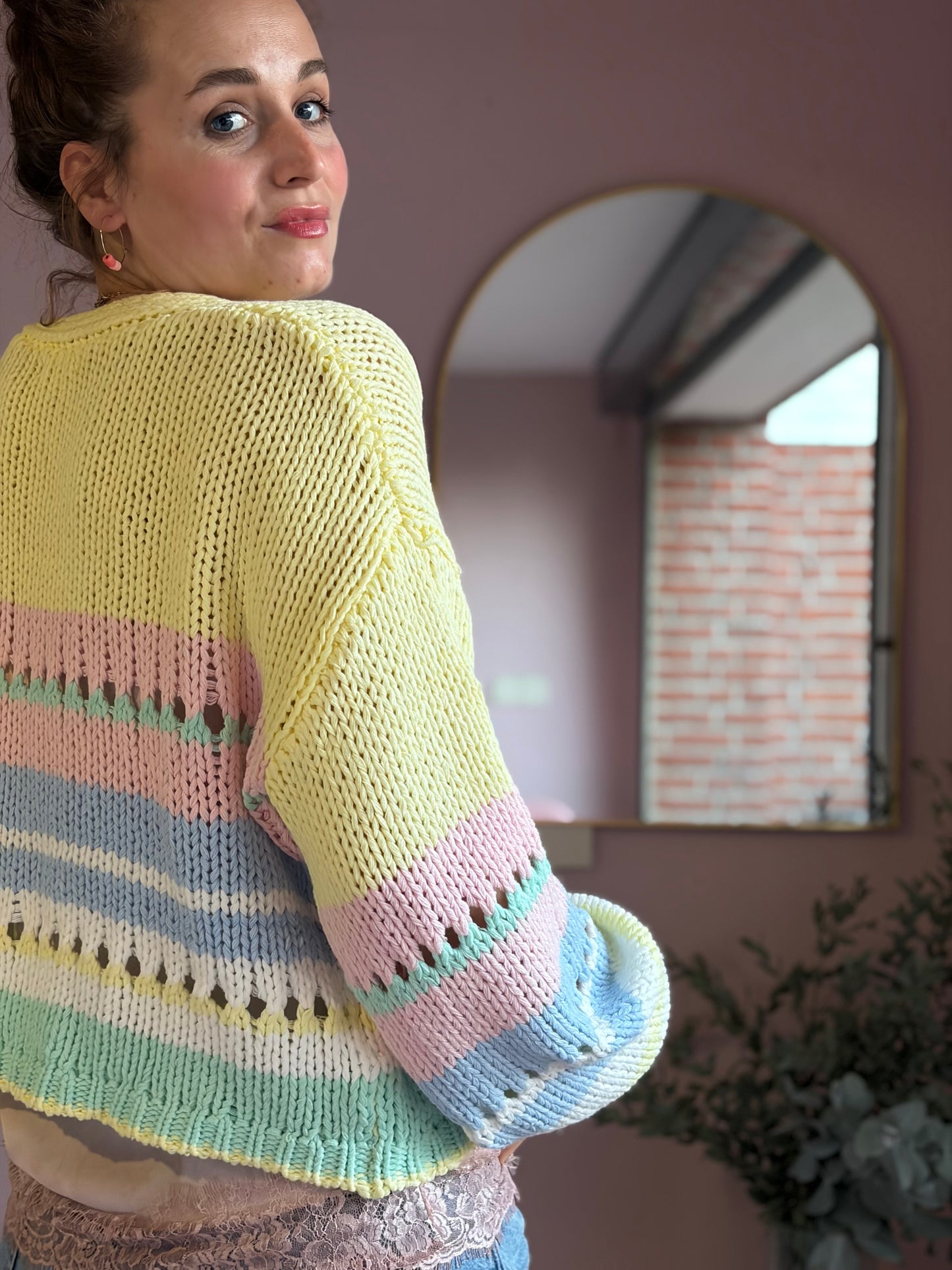 FRANZI - Cardigan aus lockerem Strick