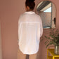 Oversized Musselinbluse