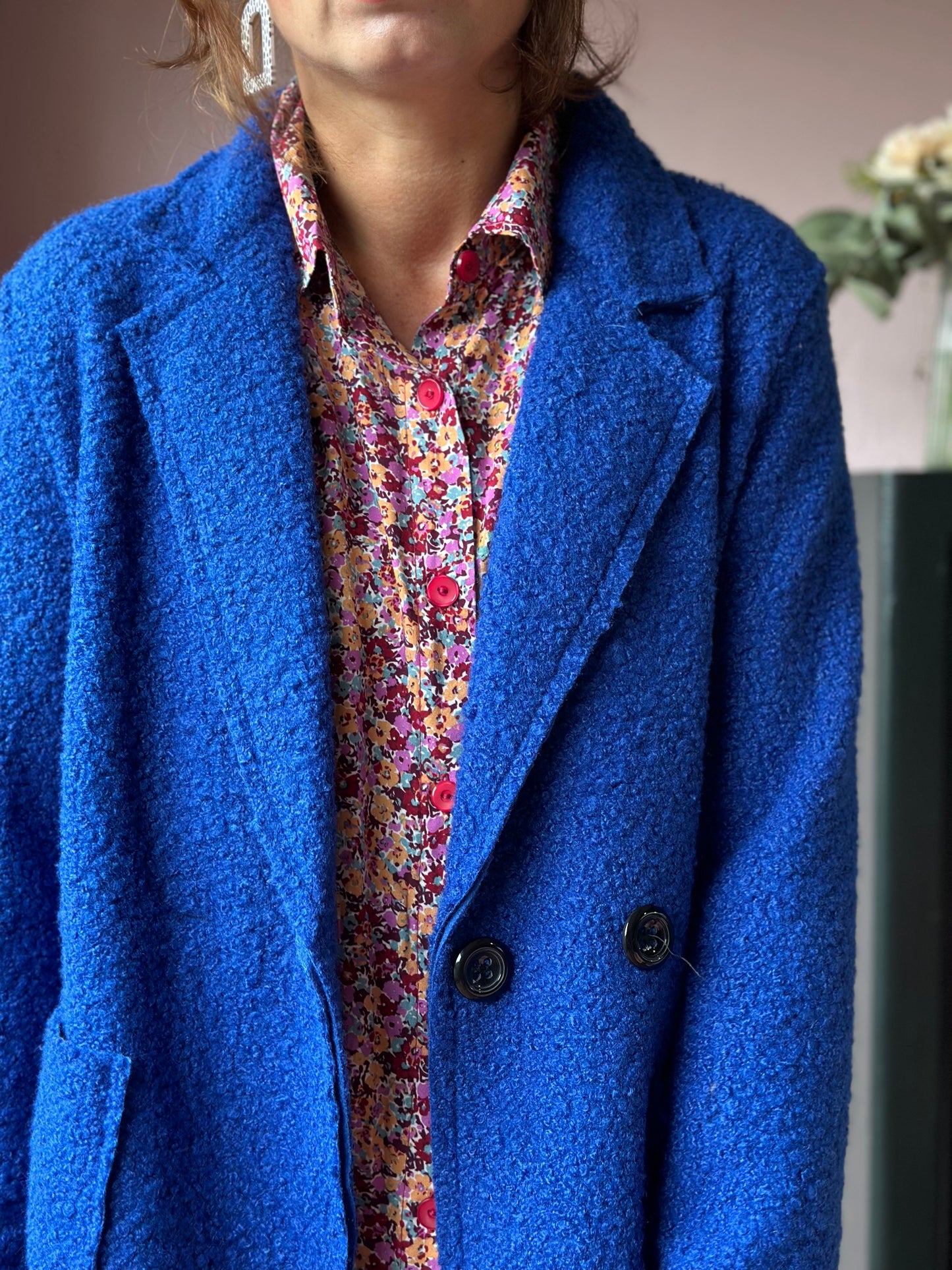 Boucle Mantel - 2 Farben