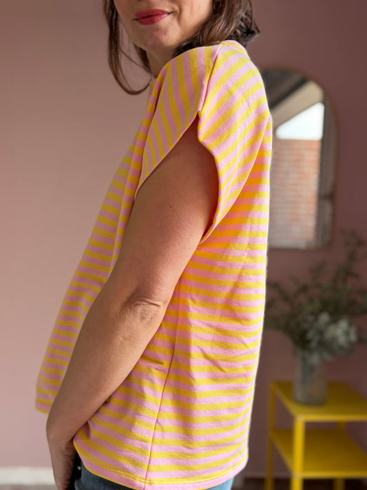 Oversized Shirt ‘Mod. STRIPES’ SHORT