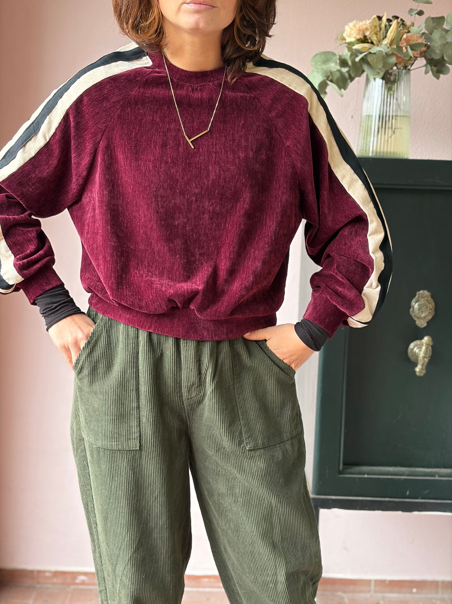 Retro Sweater Cropped