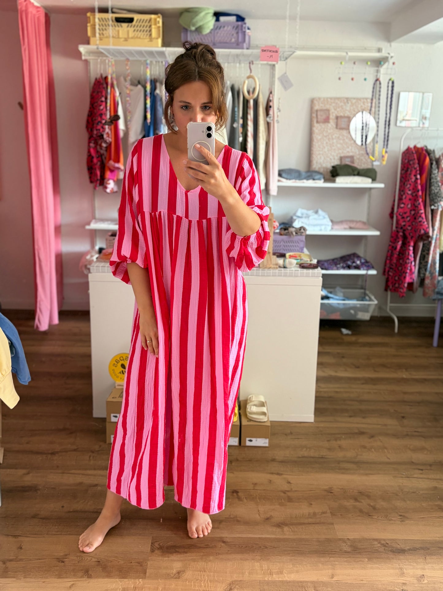 SUMMER Kleid Musselin