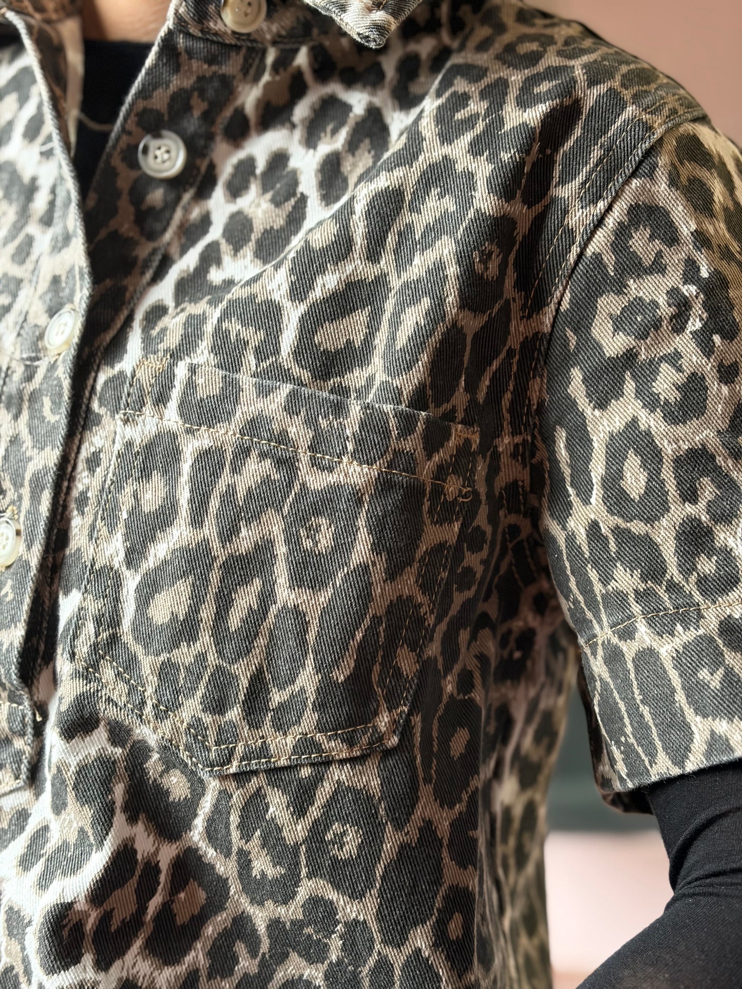 Jeanskleid “RILEY” im Leolook