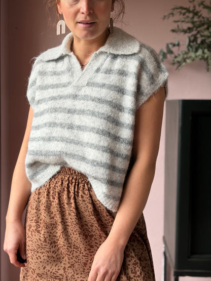 Pullunder Stripes - 2 Farben