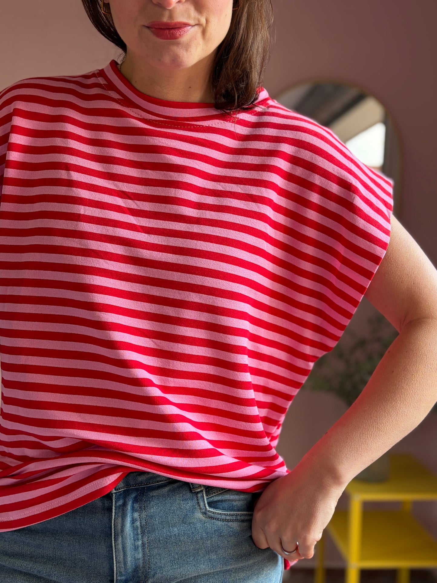 Oversized Shirt ‘Mod. STRIPES’ SHORT