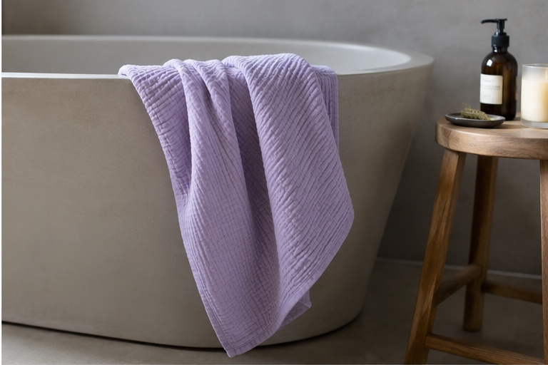 Handtuch - Set aus 100% Musselin