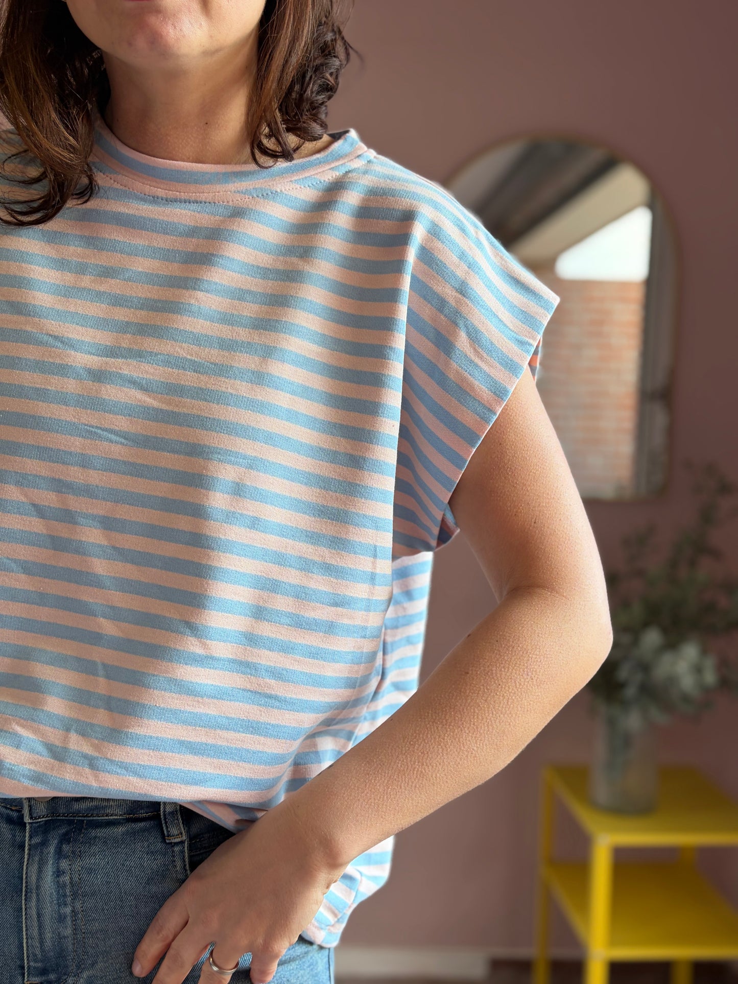 Oversized Shirt ‘Mod. STRIPES’ SHORT