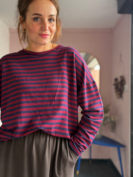 Oversized Ringel Shirt