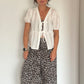 Bluse zum Binden