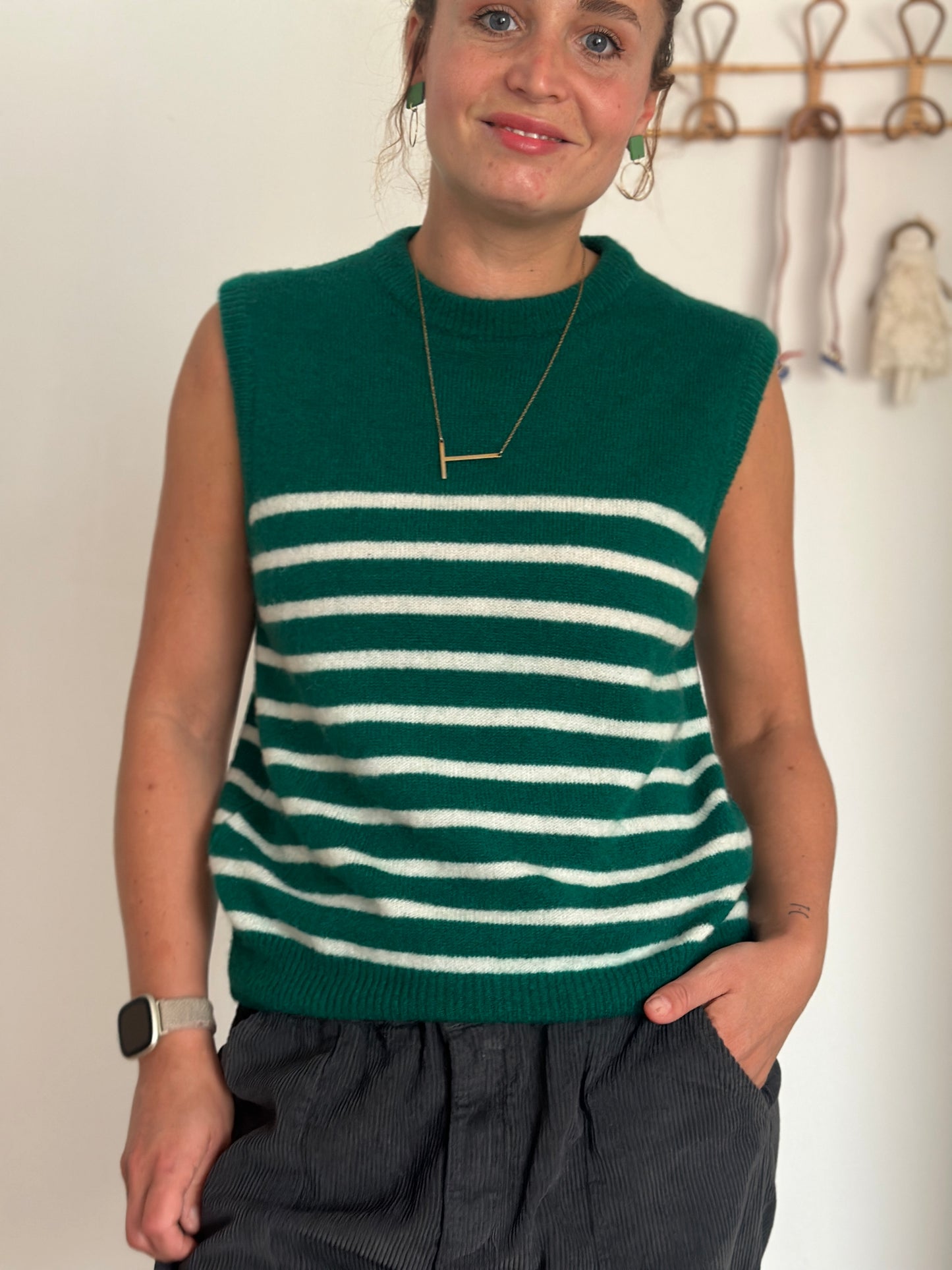 SUSANN - Pullunder Stripes