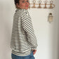 Oversized Stripes Pulli