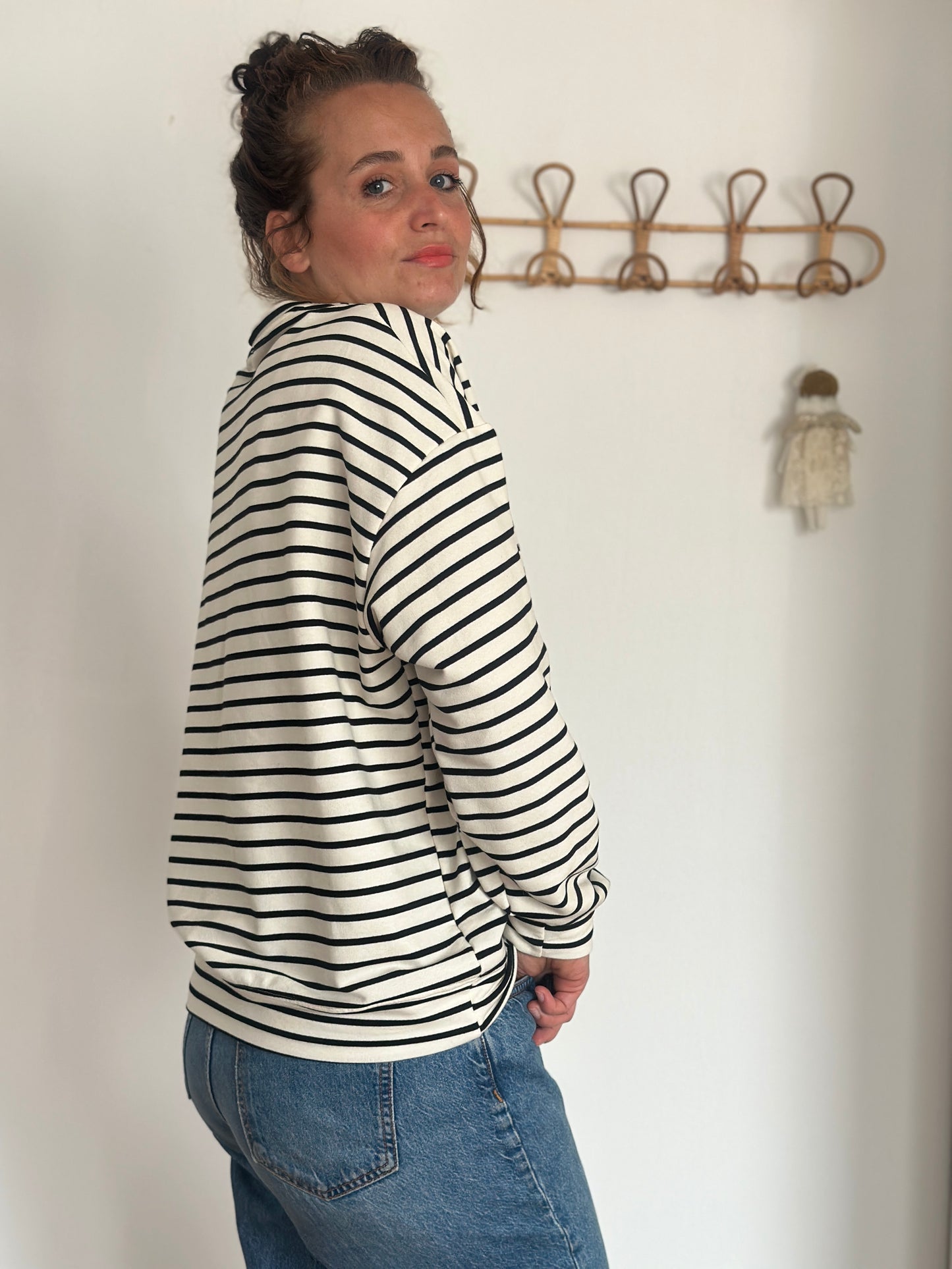 Oversized Stripes Pulli