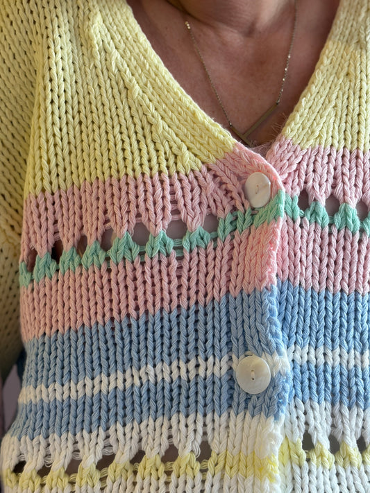 FRANZI - Cardigan aus lockerem Strick