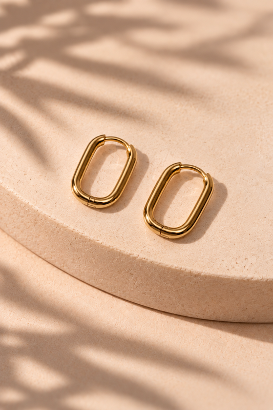 Modell ELAINE gold oval