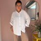 Oversized Musselinbluse