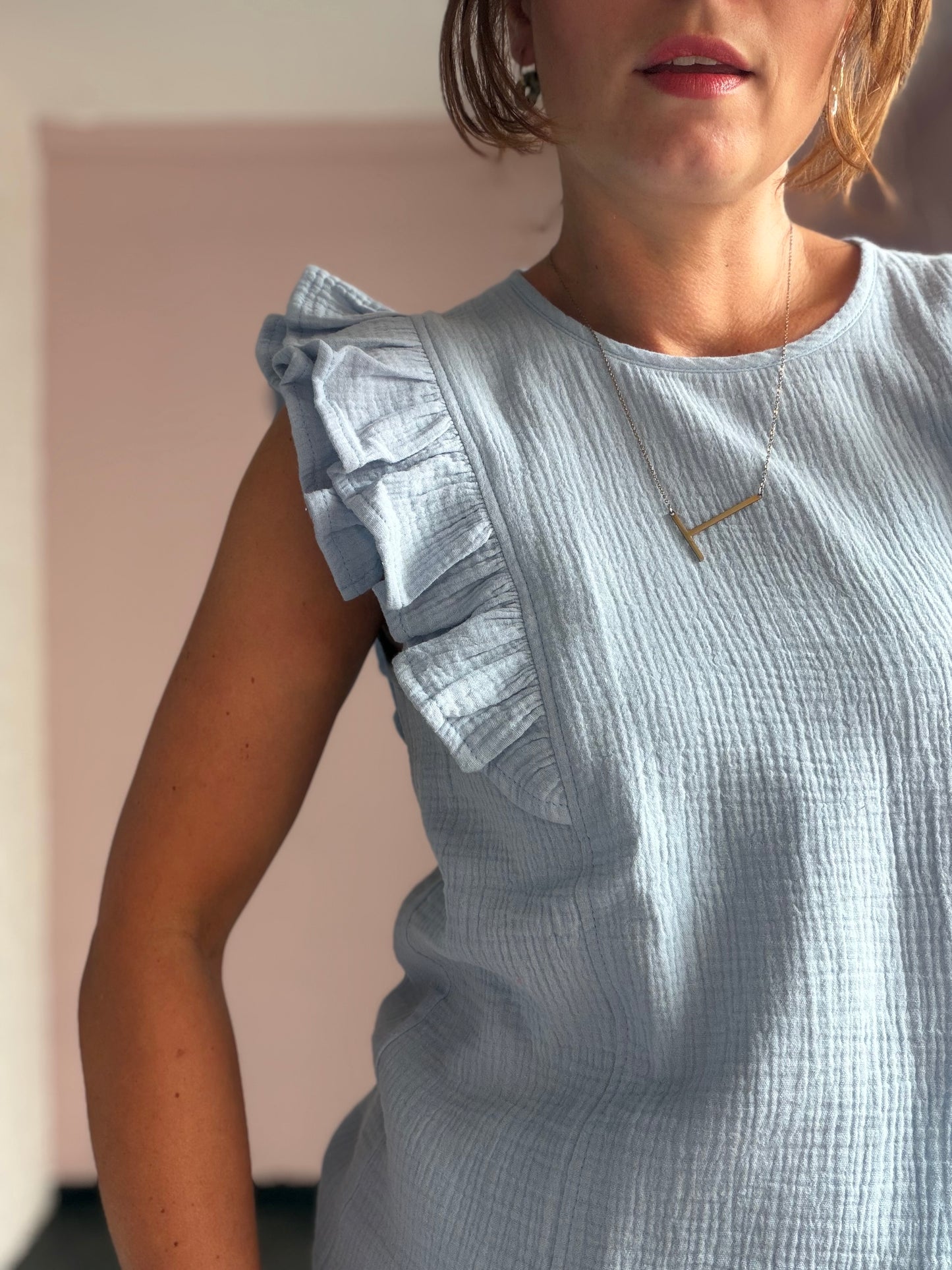 Volant Bluse "Mod. VIOLA"
