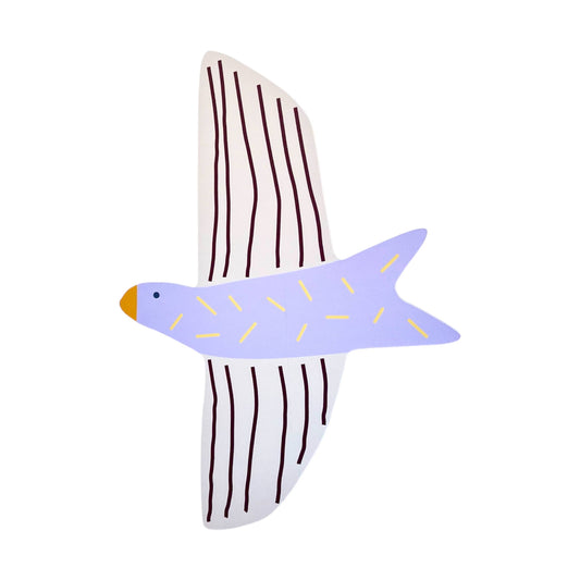 Fröhliche Vogel-Wanddekoration zum Aufhängen