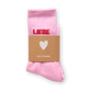 SOCKEN - LIEBE rosa - rot