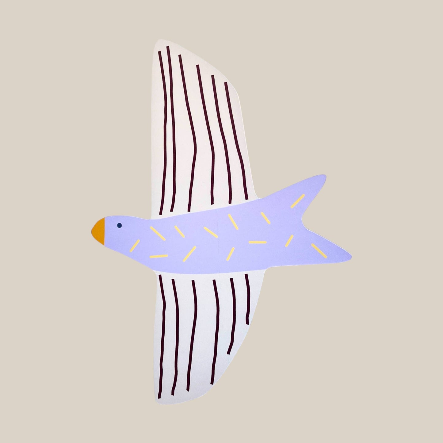 Fröhliche Vogel-Wanddekoration zum Aufhängen